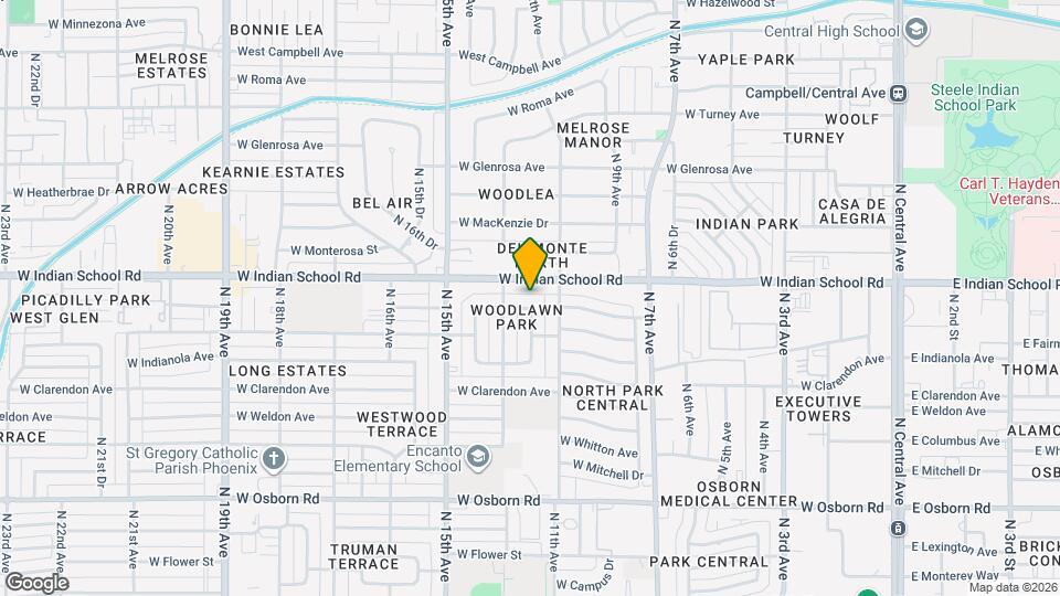 1202 W Amelia Ave Map and Location Details