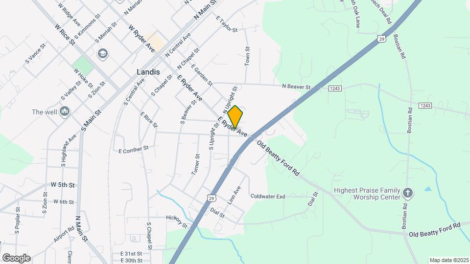 805 E Mills Dr Map and Location Details