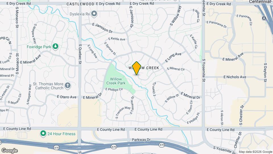 7986 S Vincennes Way Map and Location Details