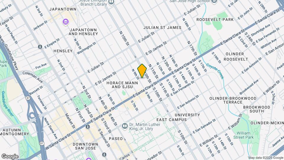 64 N 9th St Map and Location Details