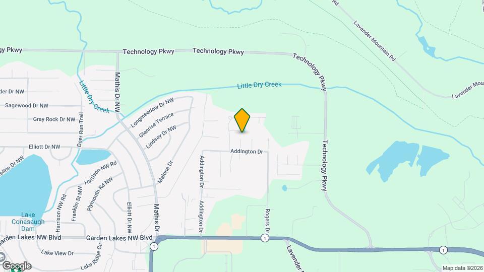 18 Silverbell Ln NW Map and Location Details