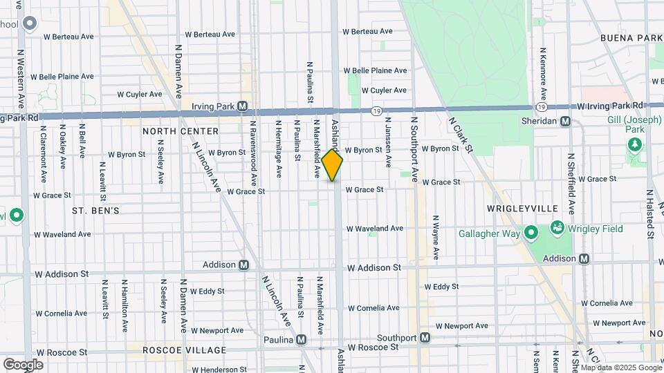3800 N Ashland Ave Mapa y Detalles de la Ubicación
