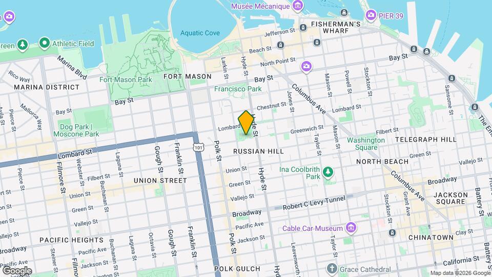2204 Hyde St, Unit 2204 Mapa y Detalles de la Ubicación