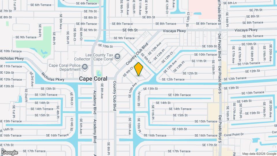 1043 SE 11th Terrace Map and Location Details