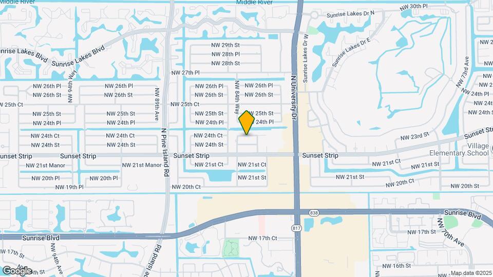 8420 NW 24th Ct Map and Location Details