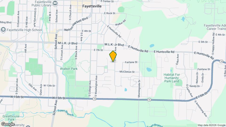 935 S Wood Ave Map and Location Details