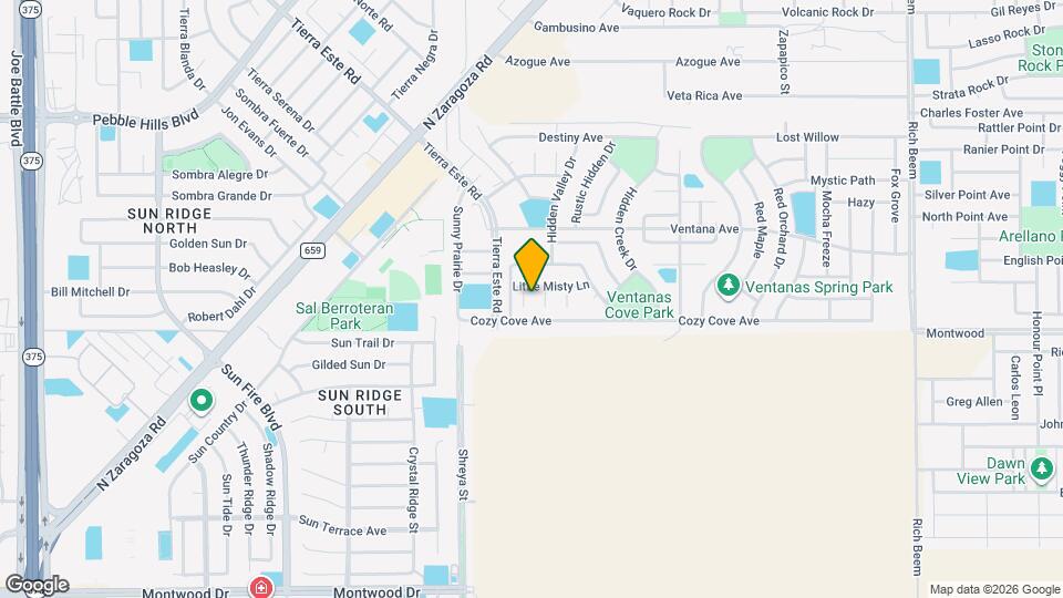 3108 Rustic River Pl Map and Location Details