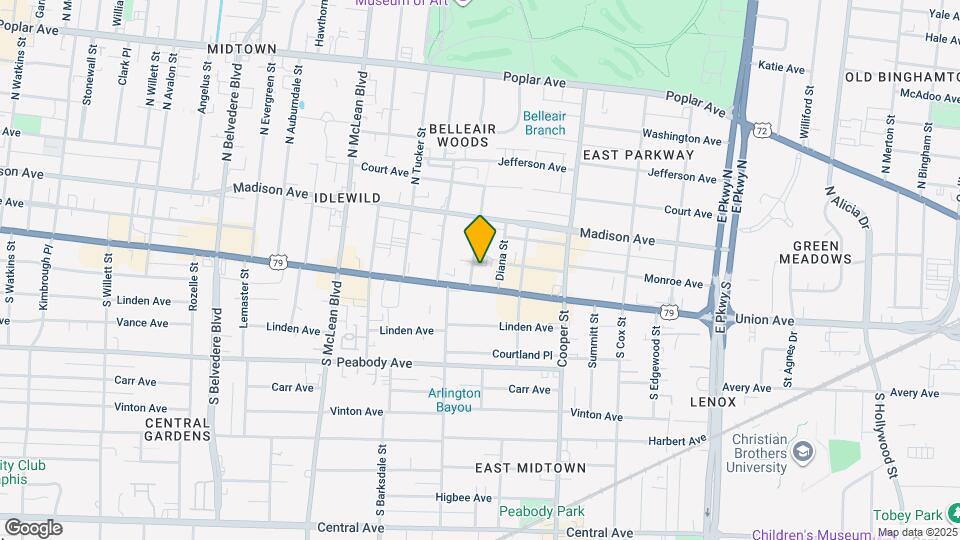 50 S Morrison St Map and Location Details