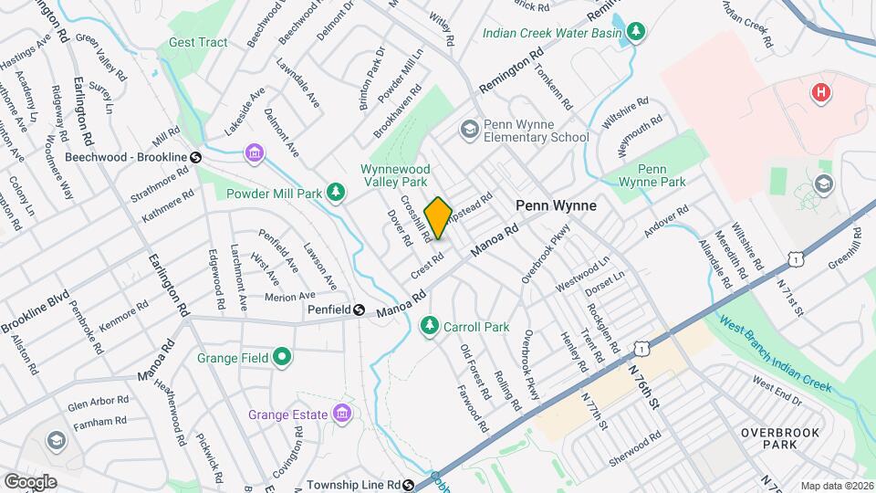 219 Crosshill Rd Map and Location Details