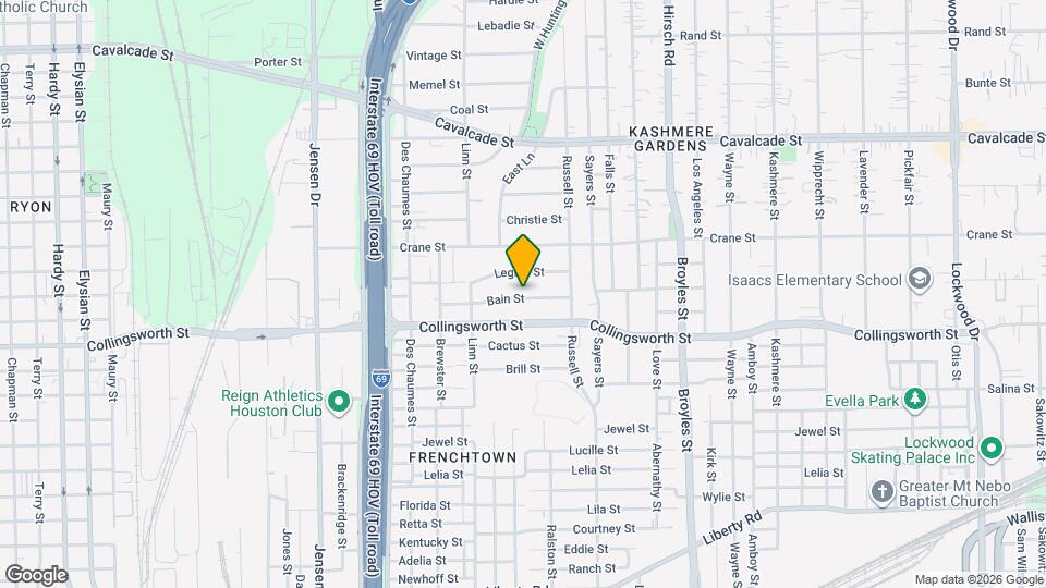 3523 Bain St Map and Location Details