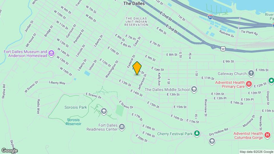 1214 Laughlin St Map and Location Details