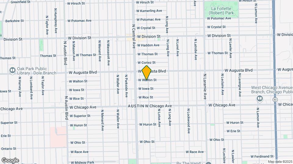 5501 W Walton St Map and Location Details