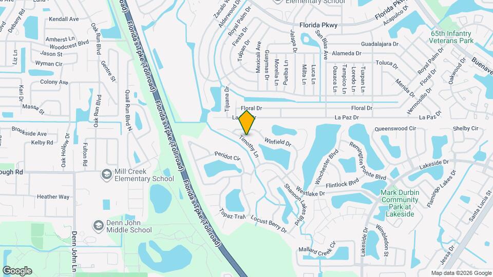 2425 Timothy Ln Map and Location Details