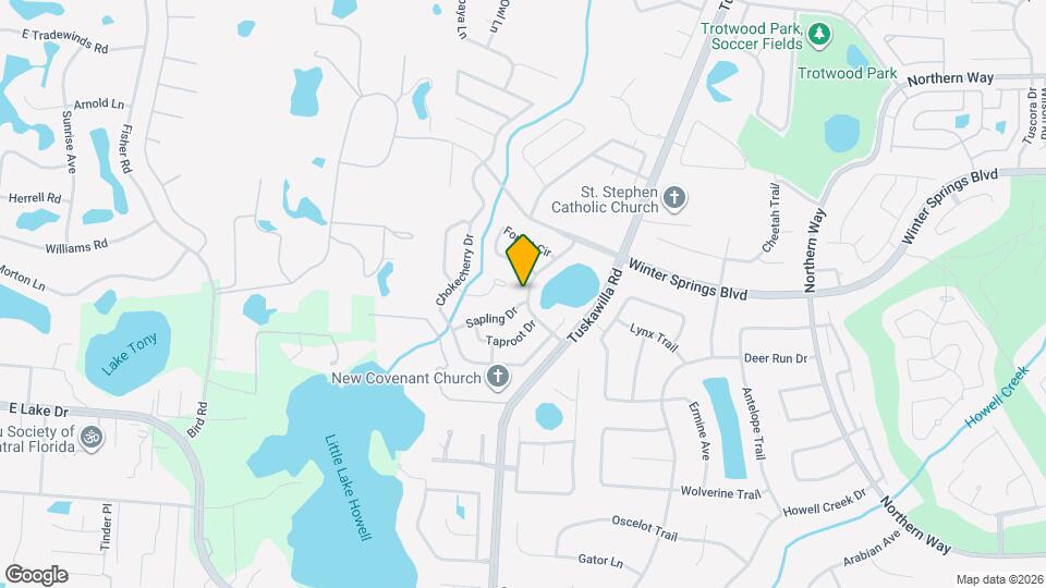 921 Oak Forest Dr, Unit C Map and Location Details