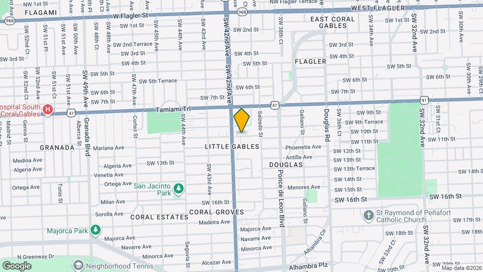 4023 SW 10th St Map and Location Details
