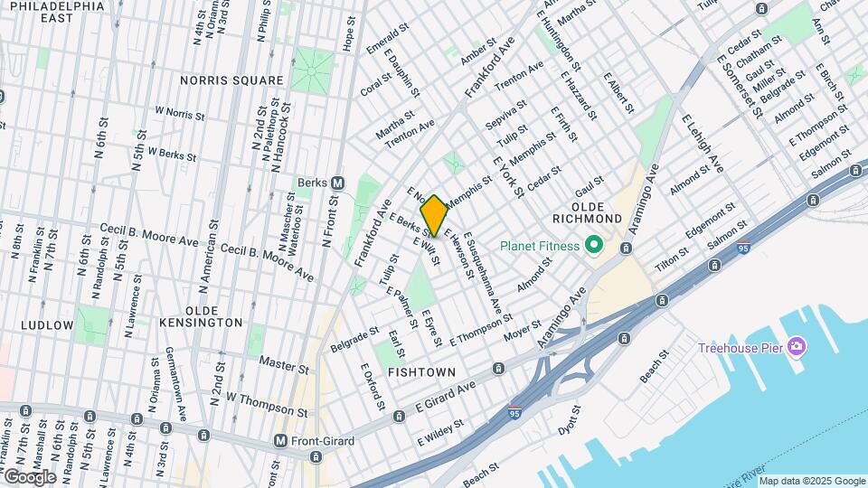 1489 E Wilt St Map and Location Details