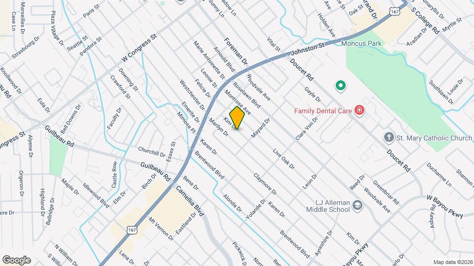 114 Kim Dr Map and Location Details