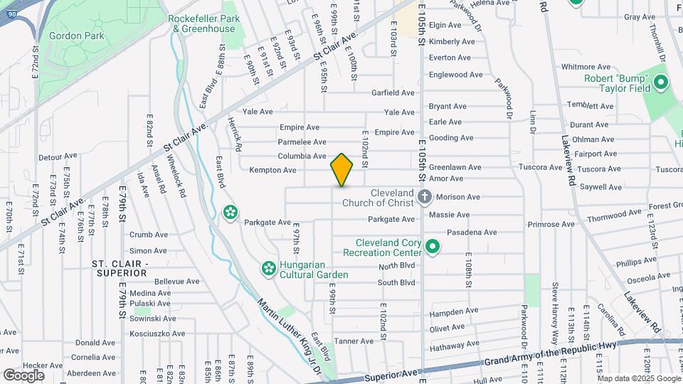 9914 Adams Ave Map and Location Details