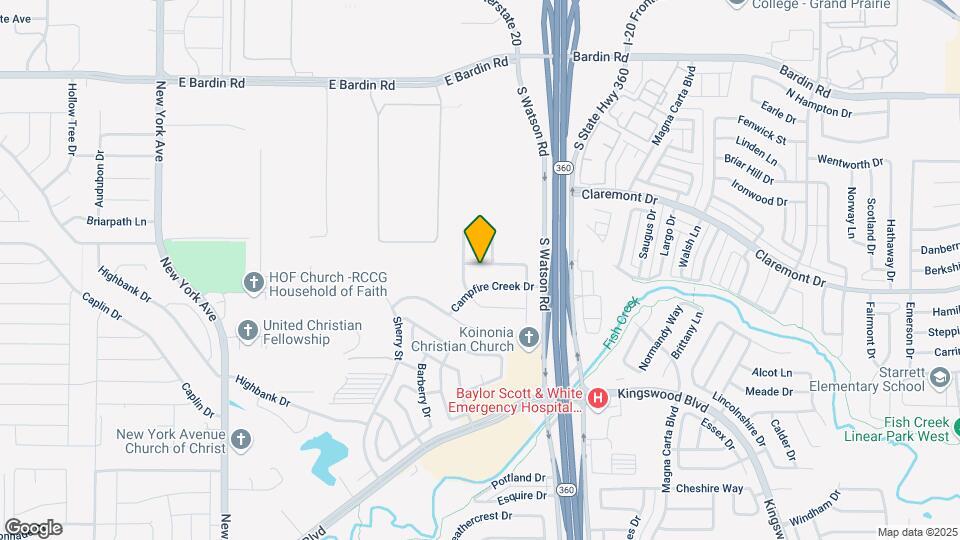 2406 Garden Creek Dr Map and Location Details