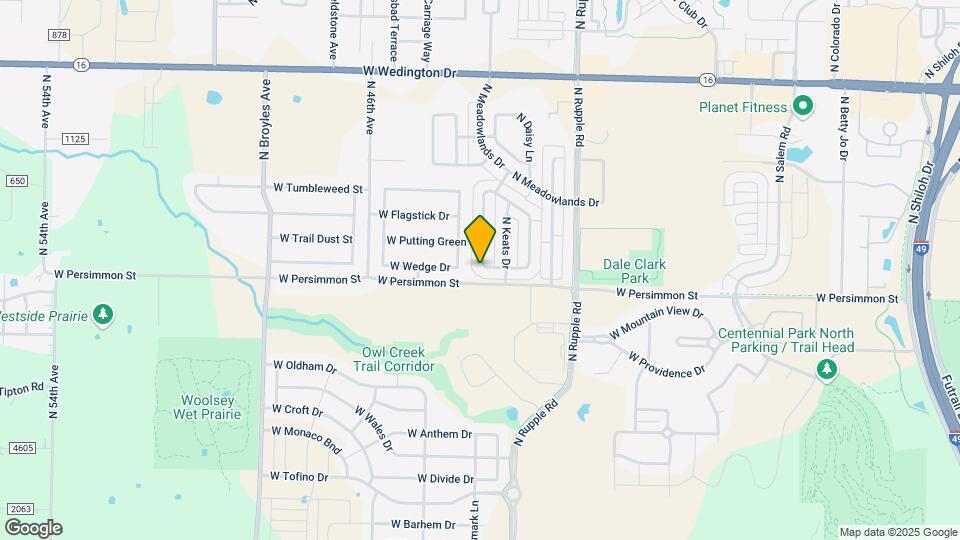 4263 West Marlowe Lane Map and Location Details