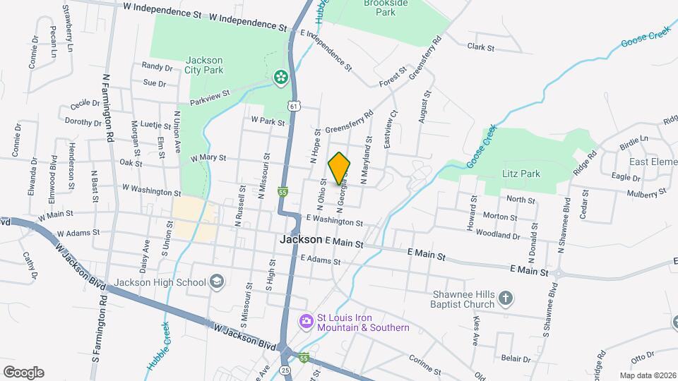 311 N Georgia St Map and Location Details