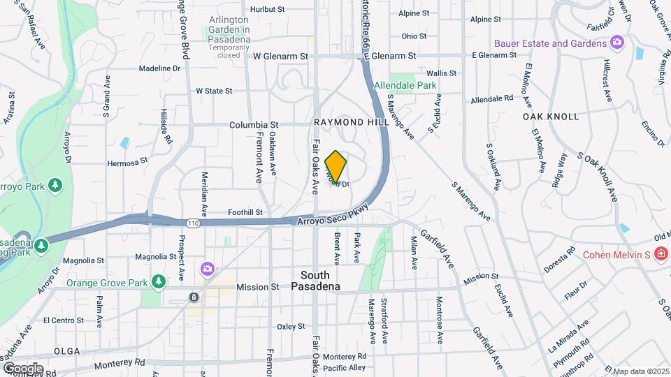 1689 Amberwood Dr Mapa y Detalles de la Ubicación