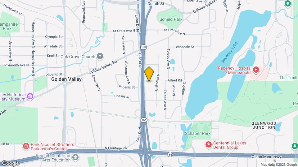 1220 Lilac Dr N Map and Location Details