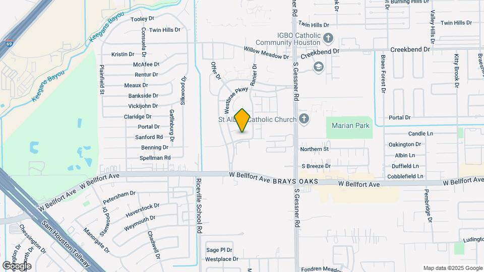 8922 Benning Dr Map and Location Details