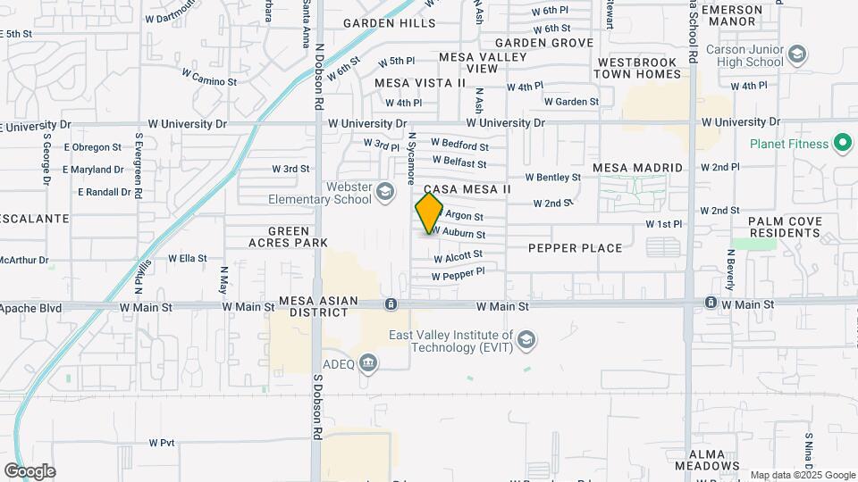 121 N Flint Cir Map and Location Details