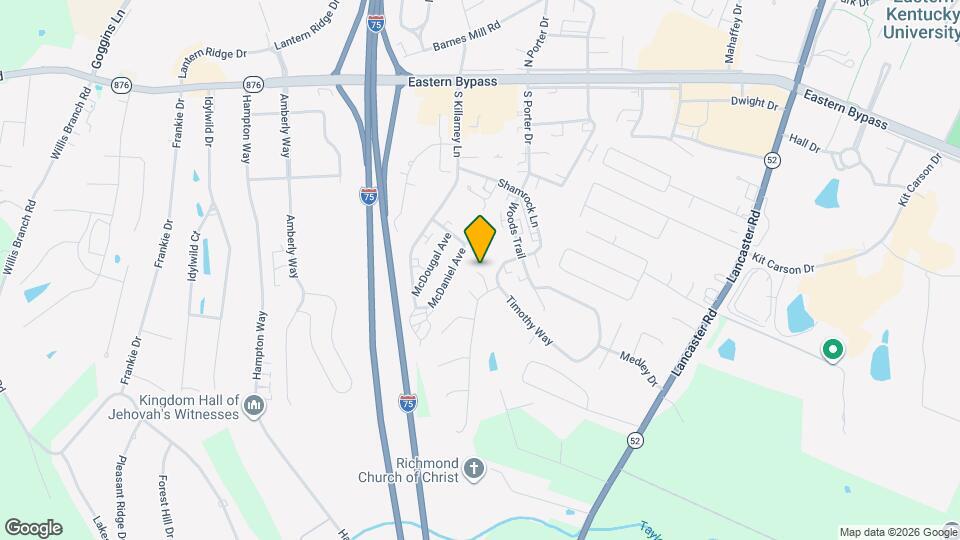 1000 Heathcliff Dr Map and Location Details