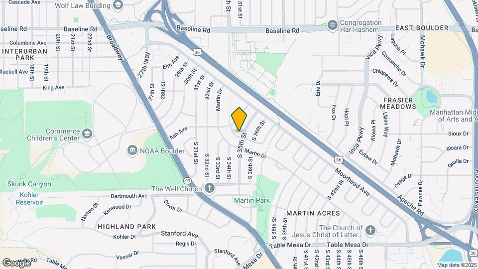 3465 Berkley Ave Map and Location Details