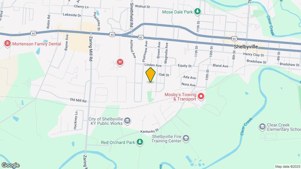 1308 Chestnut St Map and Location Details