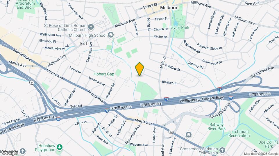 Millburn Mews Mapa y Detalles de la Ubicación