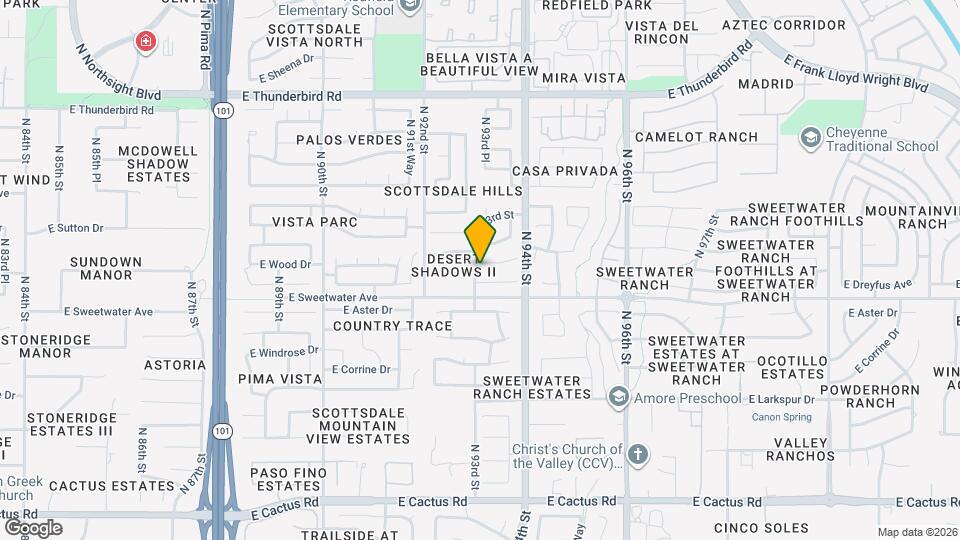 9307 E Wood Dr Map and Location Details