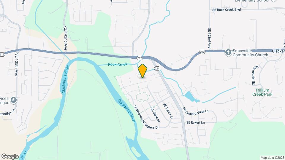 15353 SE Granite Dr Map and Location Details