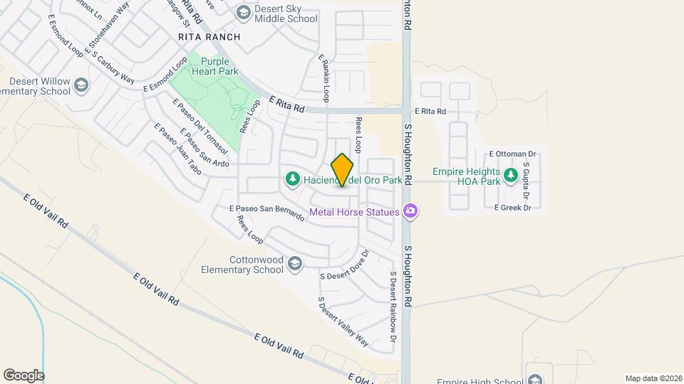 10211 E Paseo Juan Tabo Map and Location Details