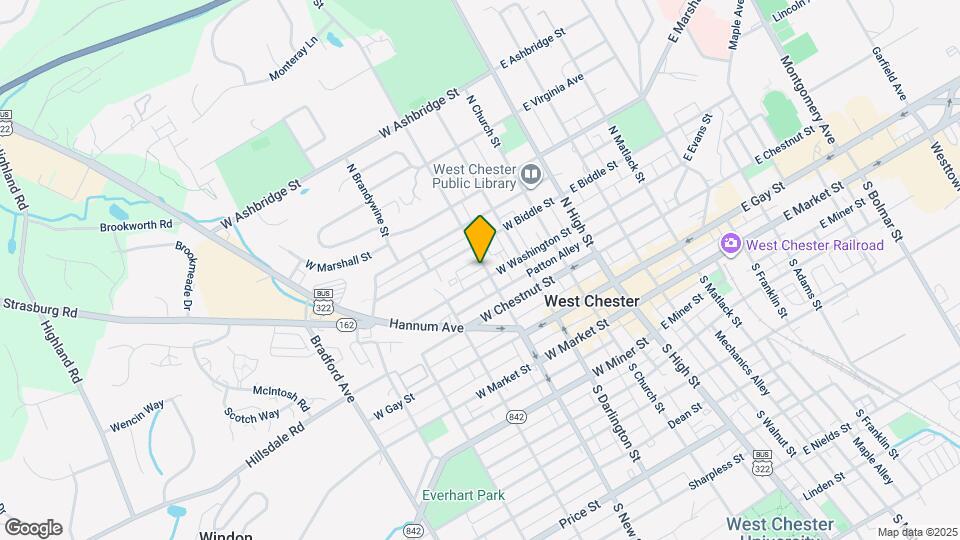 303 W Washington St Map and Location Details