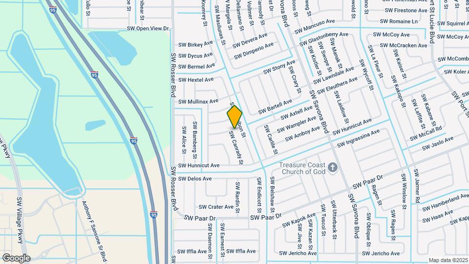 4001 SW Canrady St Map and Location Details