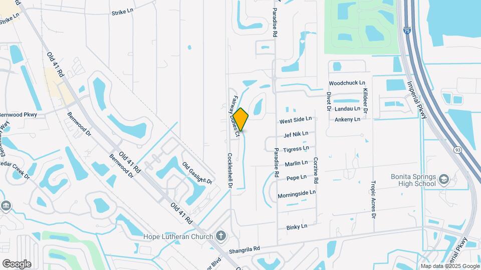 25431 Fairway Dunes Ct Map and Location Details