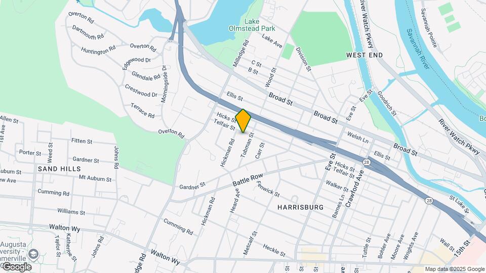 2114 Telfair St Map and Location Details