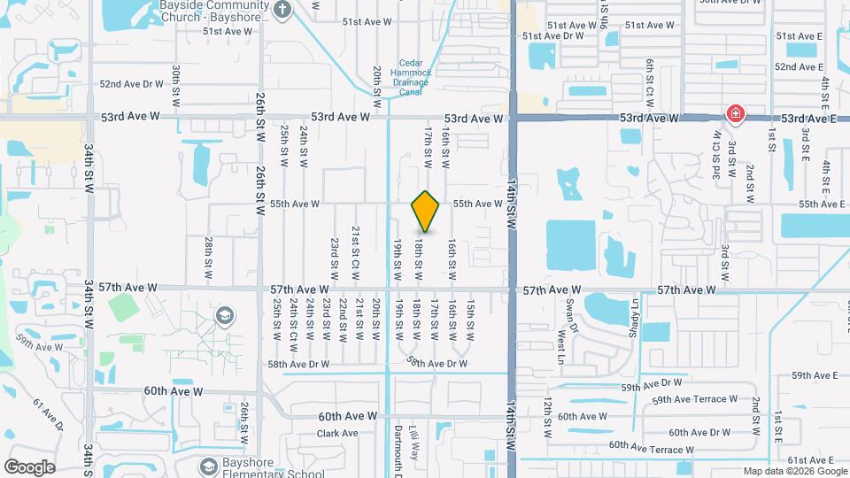 5513 18th St W Map and Location Details