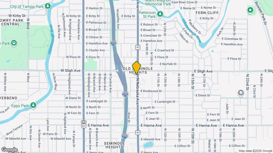 6800 N Nebraska Ave Map and Location Details