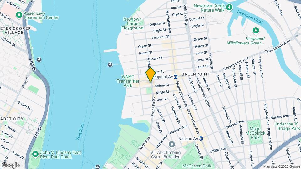 101 Franklin St Mapa y Detalles de la Ubicación