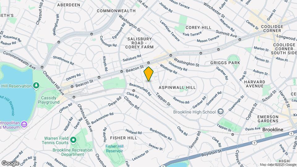 320 Tappan St Map and Location Details