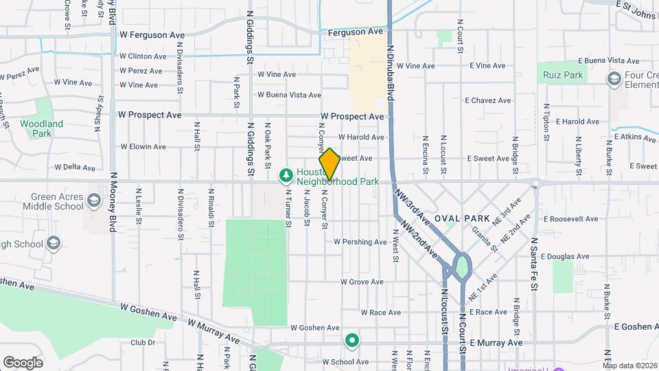 1220 N Conyer St Map and Location Details
