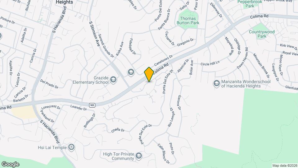 16268 Sierra Ridge Way Map and Location Details