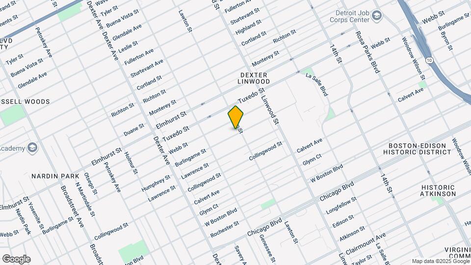 2918 Burlingame St Map and Location Details