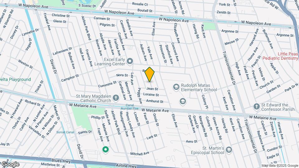 1216 Hymelia Ave Map and Location Details