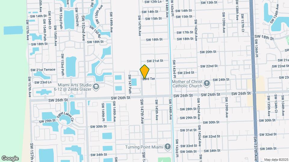 14656 SW 23rd Ter Map and Location Details