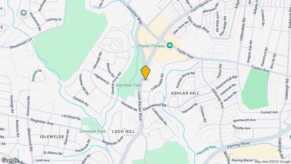6709 Loch Raven Blvd Map and Location Details